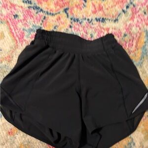 Lululemon Athletica Black Athletic Shorts Lightweight Performance